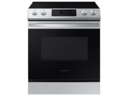 Samsung 6.3 cu. ft. Smart Slide-in Electric Range with Convection in Stainless Steel