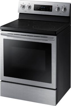 samsung 5.9 cu. ft. Freestanding Electric Range with True Convection in Tuscan Stainless Steel