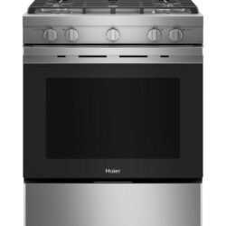 Haier 30" Smart Slide-In Gas Range with Convection