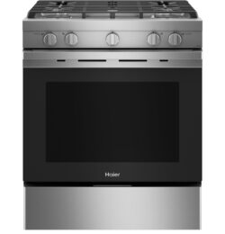 Haier 30" Smart Slide-In Gas Range with Convection