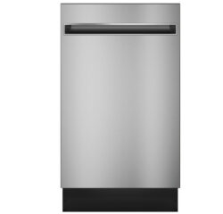 Haier 18" Stainless Steel Interior Dishwasher with Sanitize Cycle