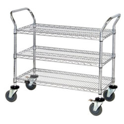 Quantum® Q-Stor Wire Shelving Mobile Carts