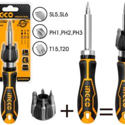 INGCO 8 Pcs ratchet screwdriver set AKISD0808