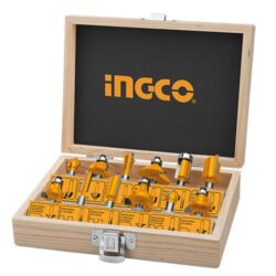 INGCO 12 Pcs router bits set(6mm) AKRT1201