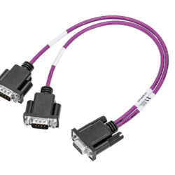 D - SUB 9P FEMALE TO D - SUB 9P MALE 2 CABLE