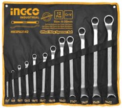 INGCO Offset ring spanner set HKSPA3142