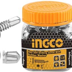 INGCO Hex self drilling screw with rubber washer HWSS6302521