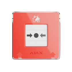 AJAX ManualCallPoint Jeweller Wireless wall-mounted button for manual fire alarm activation