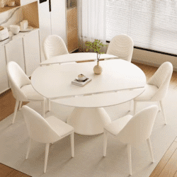 Nordic White Dining Table