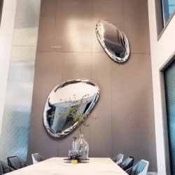 Stainless Steel Bedroom Club Decorative Mirrors