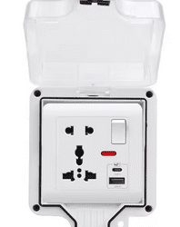 86 Type IP66 Outdoor Waterproof Socket