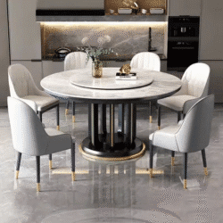 Round 6 People Dining Table
