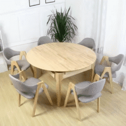 folding wooden rectangular round dining table chairs