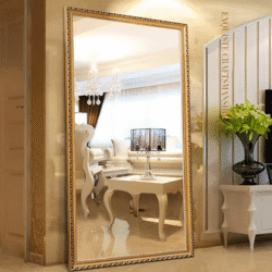 Full Length Dressing Mirror with Standing Holder