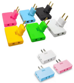 1500W 3 Way Flat Plug Adapter
