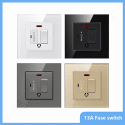 86 Type UK 13A Switch With Fuse Electrical Switch