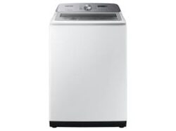 samsung 4.9 cu. ft. Large Capacity Top Load Washer with ActiveWave™ Agitator and Deep Fill in White