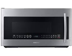 samsung 2.1 cu. ft. Over-the-Range Microwave with PowerGrill in Fingerprint Resistant Stainless Steel