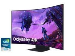 Samsung 55” Odyssey Ark 4K UHD 165Hz 1ms Quantum Mini-LED Curved Gaming Screen