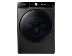 samsung 4.5 cu. ft. Large Capacity Smart Dial Front Load Washer with Super Speed Wash in Brushed Black