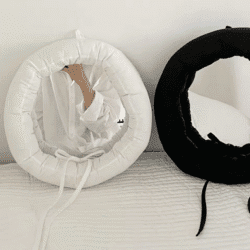 Round Cotton Makeup Mirrow