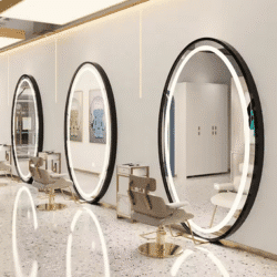 Modern Simple Style Large Mirror Barbershop LED Light Mirror