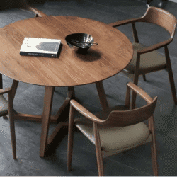 Nordic Round Table Solid Wood Dining Table