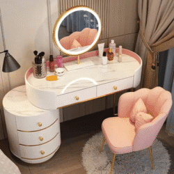Nordic Led Mirror Dressing Table