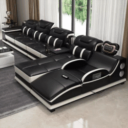 MINGDIBAO Italian Genuine Leather Sectional Sofa