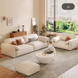 Plush Recliner Living Room Sofa