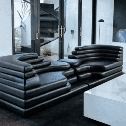 Nordic Set European Leather Home Living Room Sofa