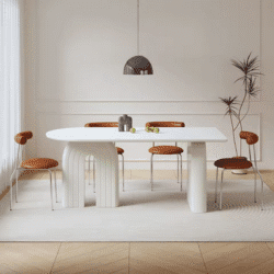 White Modern Dining Table