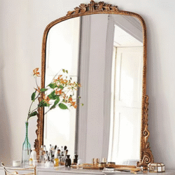 Vintage Gold wall Mirror Dressing Table