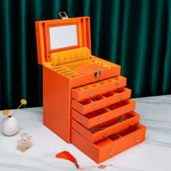 Double Leather Jewelry Box