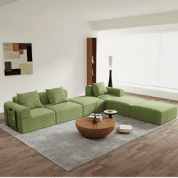 Green Popular 3 Seats Compression Sofa