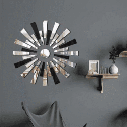 Sun 3D Mirror Wall Sticker