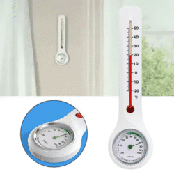 Indoor Monitoring 24*6.4*1.3CM Indoor Outdoor Battery-Free ABS Material Accuracy -1 C Mechanical Operation