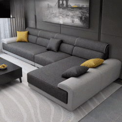 NEW Nordic latex fabric sofa
