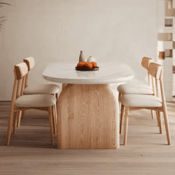 Cream Style Modern Simplicity Dining Tables
