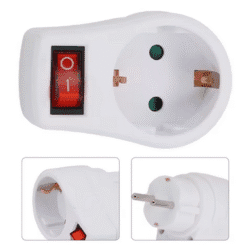 European Standard Conversion Head With Switch Socket