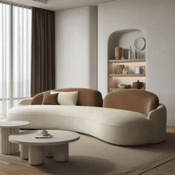 Unusual Curved Sofa