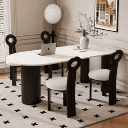 Indoor Nordic Black Tables