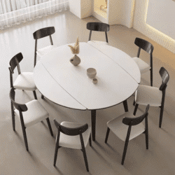 Extendable Long Dining Table