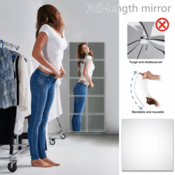Square Acrylic Mirror Wall Stickers