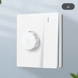 Grey Brushed Eu Universal 1gang2way Light Switch