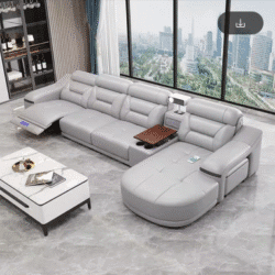 Linlamlim Genuine Leather Living Room Sofas