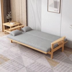 New Multifunctional Comfortable Solid wood foldable sofa