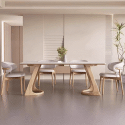 Terrace Clean Dining Table