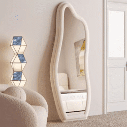 Custom Modern Design Large Full Length Wavy Mirror