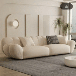 Comfortable Relaxing White Sofa Set
